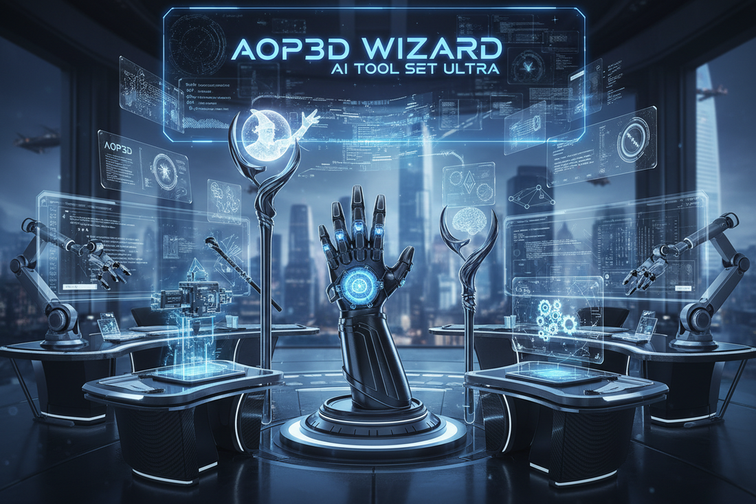 AOP3D Wizard AI Tool Set Ultra