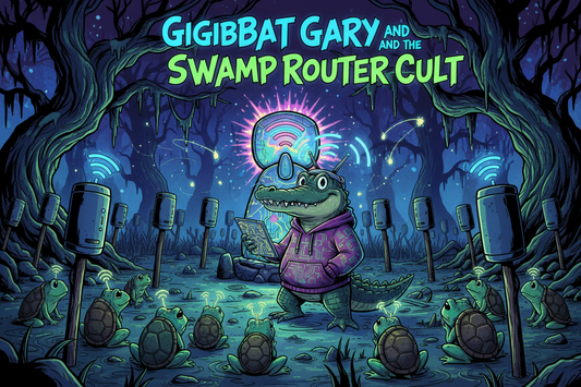 aop3debunks: Gigabit Gary and the Swamp Router Cult 🐊📶