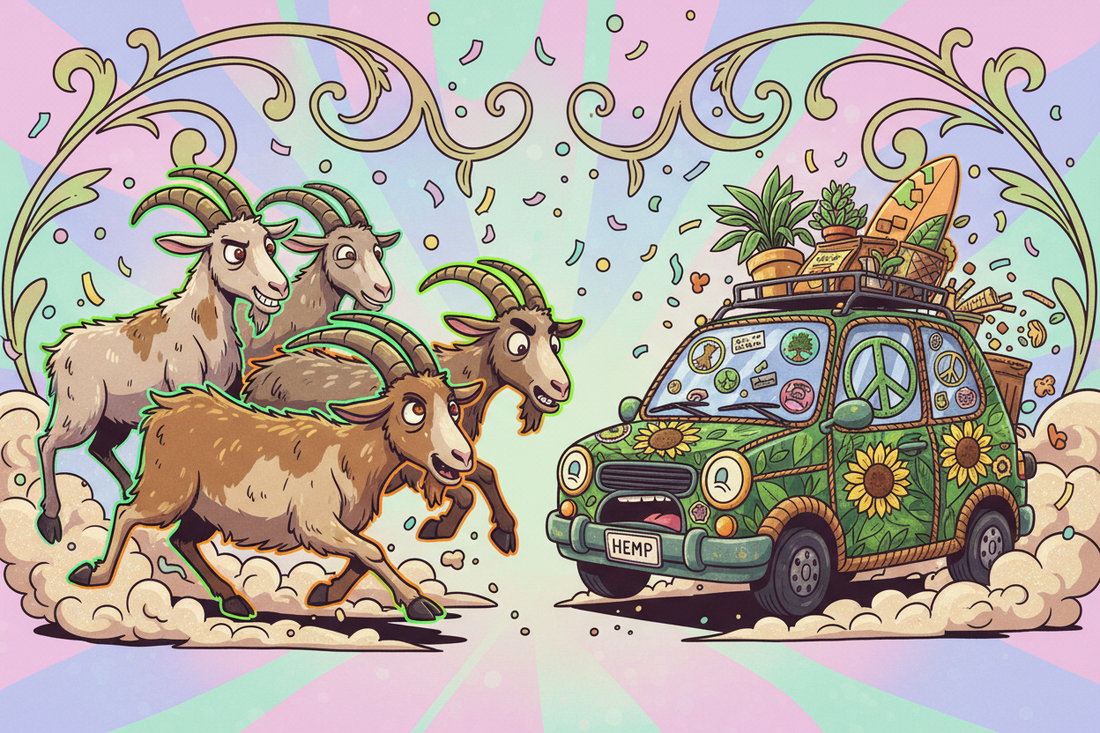aop3debunks: The Feral Goats vs. The "Granola Car" 🐐🚗