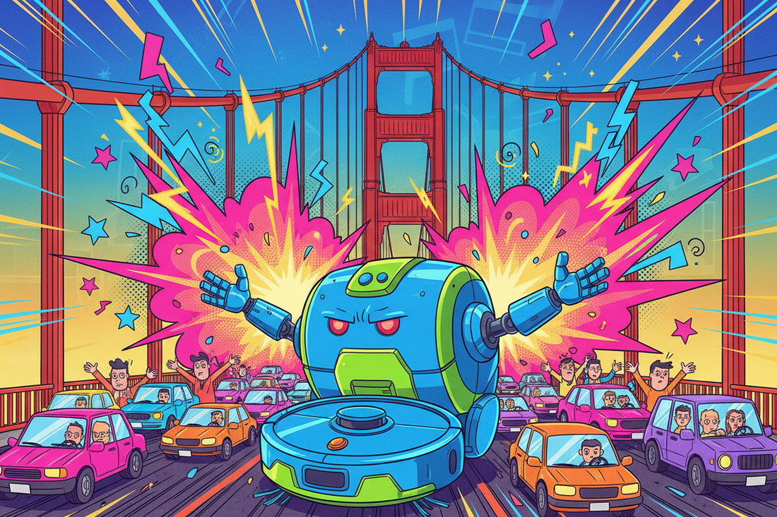 aop3debunks: The Great Golden Gate Roomba Blockade 🤖🌉