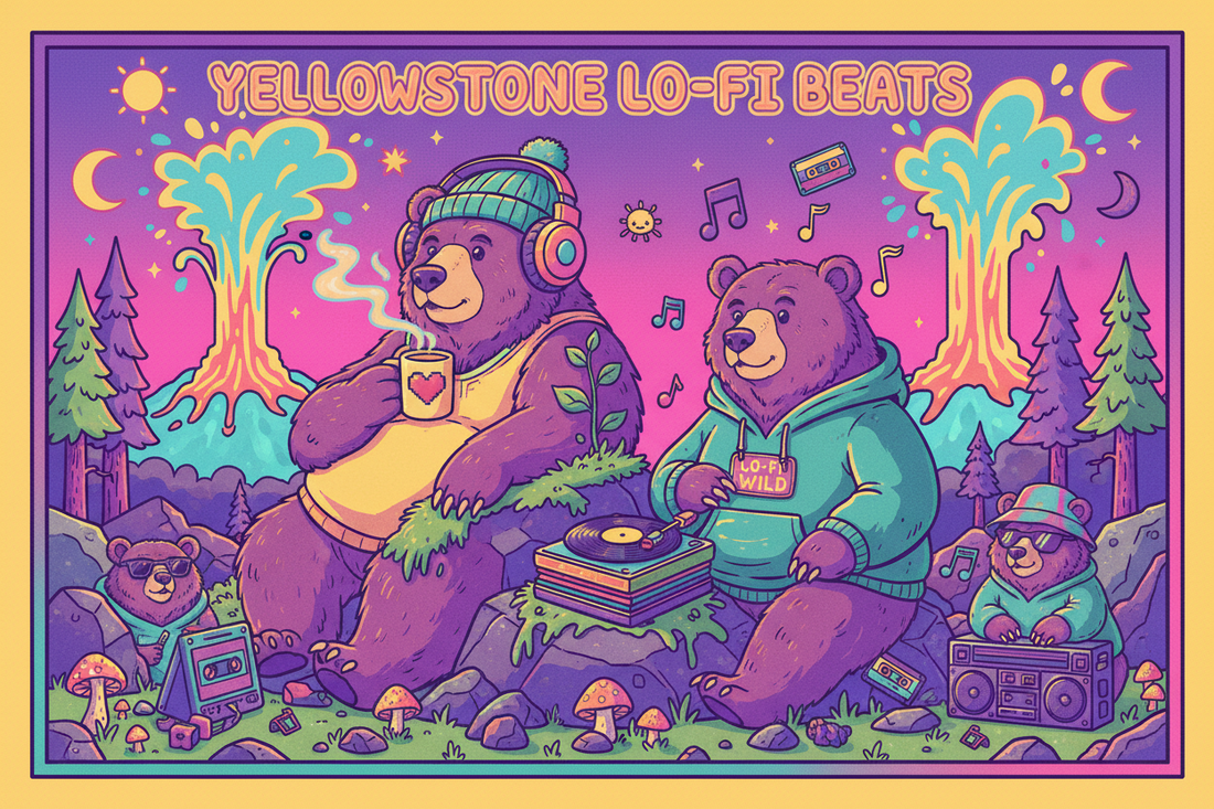 aop3debunks: The "Lo-Fi Grizzlies" of Yellowstone 🐻🎧