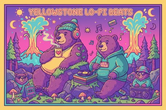 aop3debunks: The "Lo-Fi Grizzlies" of Yellowstone 🐻🎧
