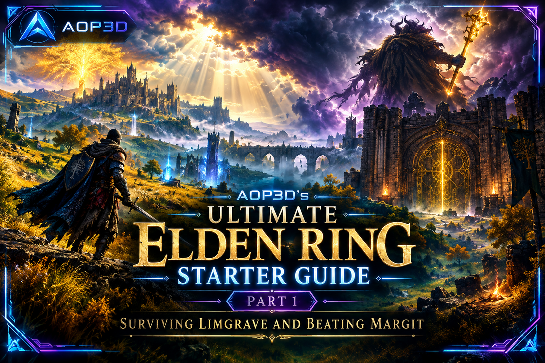AOP3D's Ultimate Elden Ring Starter Guide Part 1: Surviving Limgrave and Beating Margit