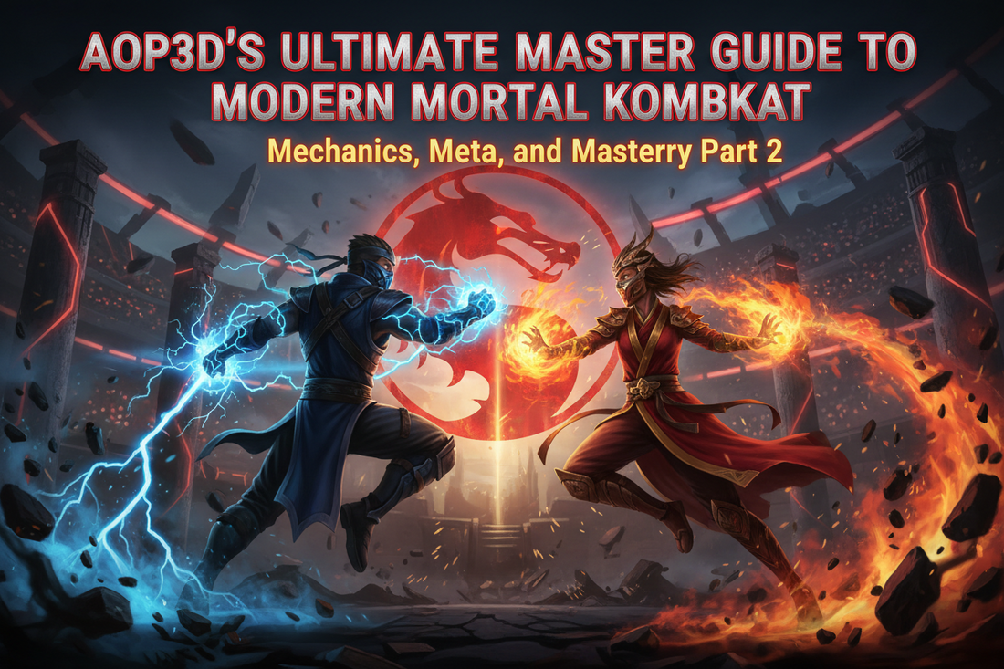 AOP3D'S Ultimate Master Guide to Modern Mortal Kombat: Mechanics, Meta, and Mastery (part 2 )