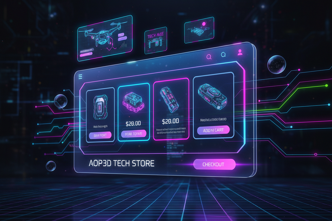 AOP3D'S ULTRA SHOPING PORTAL WIDGET