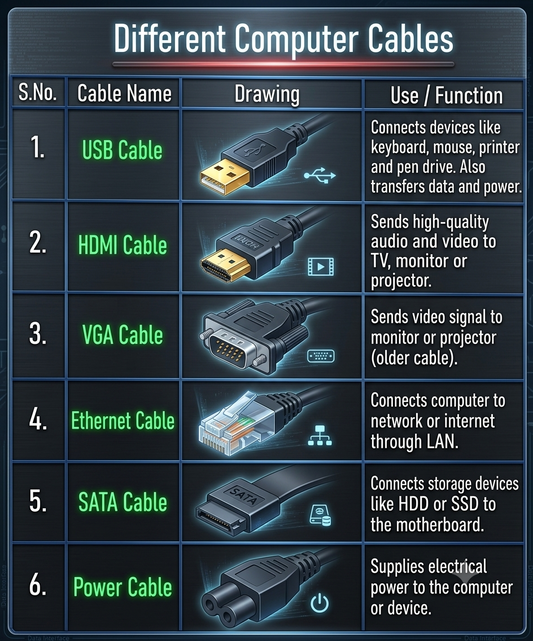 The Ultimate Guide to Your Computer Cables 🔌 ( by aop3d )