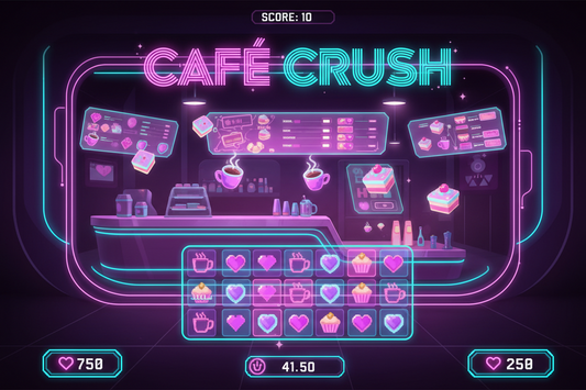 Café Crush Aesthetics & Thematic Environment: