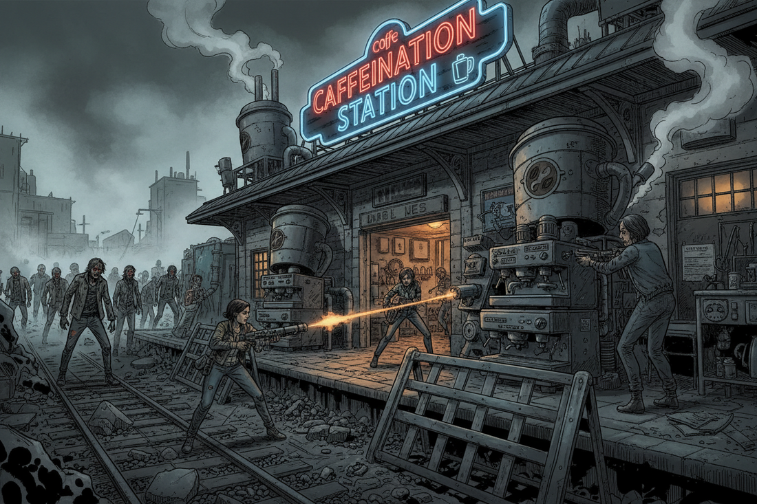 Caffeination station 🚉 defense