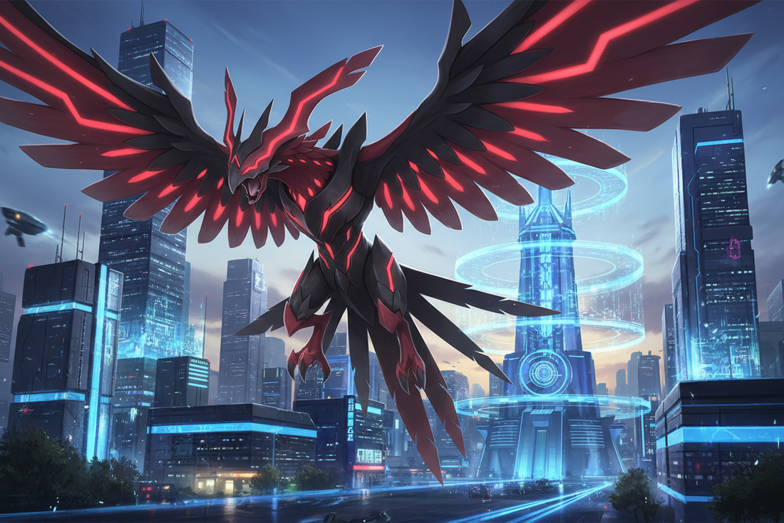 Catching Yveltal in Pokémon Legends: Z-A  ( by AOP3D )