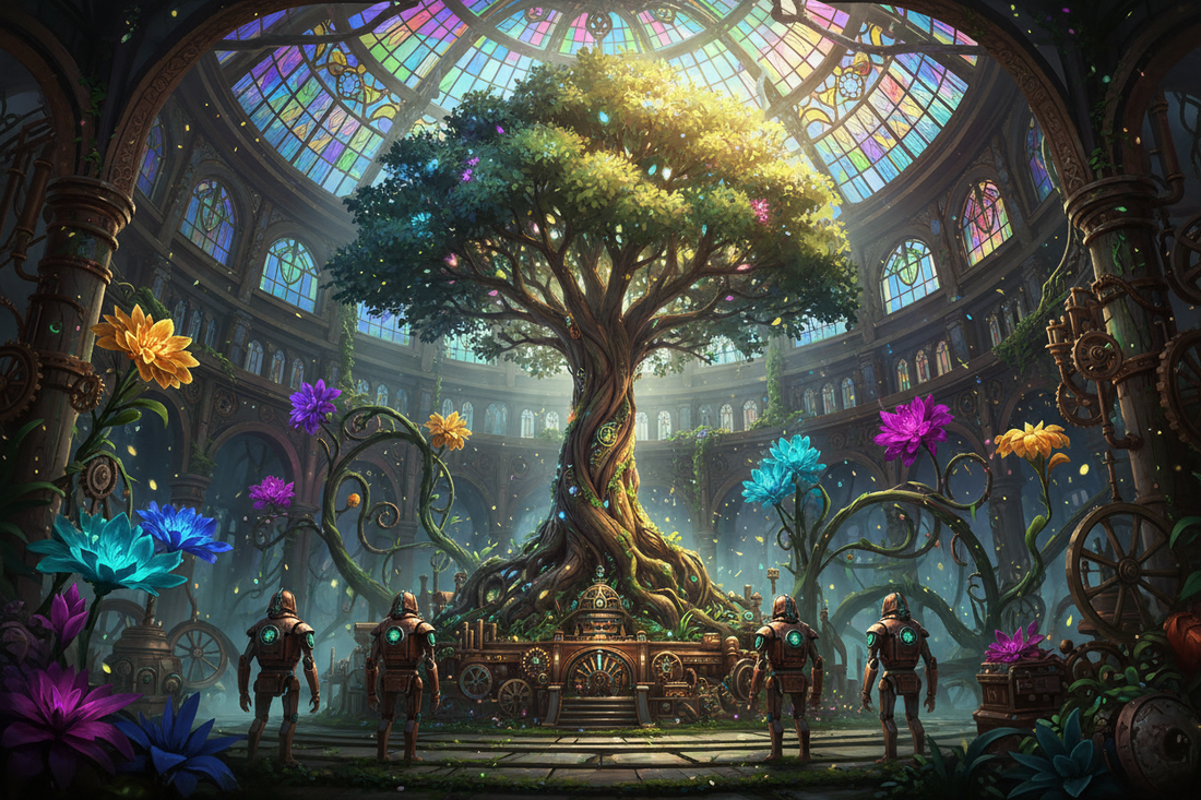 CLOCKWORK CONSERVATORY  DEFEND THE LAST WORLD-TREE SAPLING!