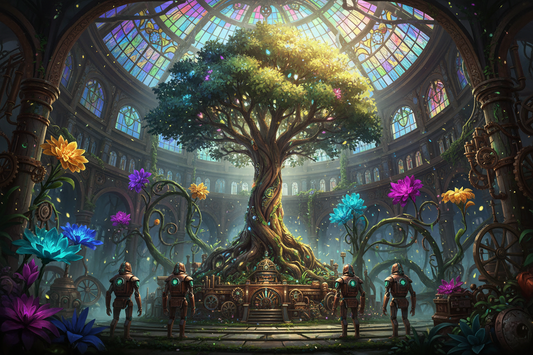 CLOCKWORK CONSERVATORY  DEFEND THE LAST WORLD-TREE SAPLING!