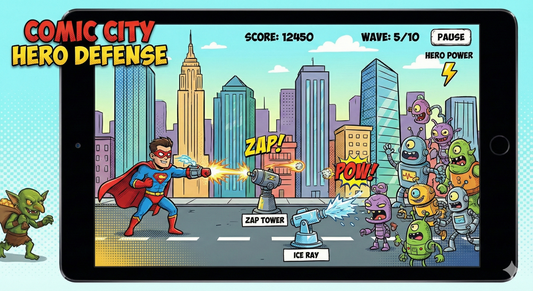 COMIC CITY  HERO DEFENSE game