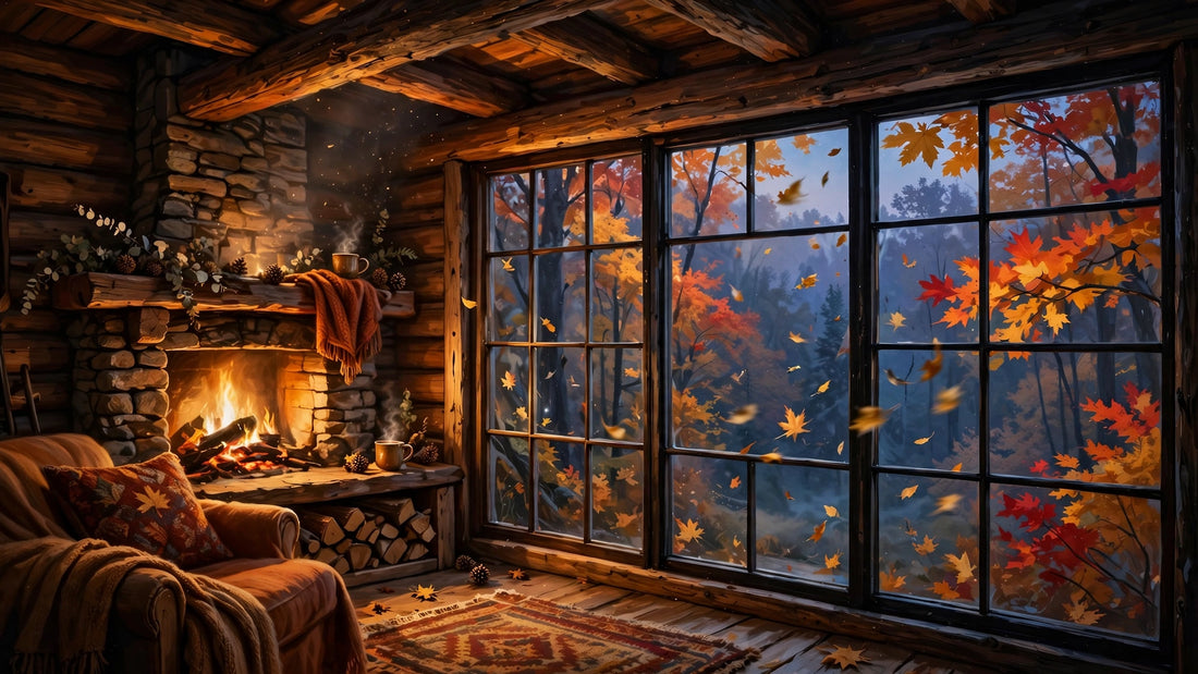Autumn Cabin Ember Glow: The Fireside Ambience Your Screen Is Craving