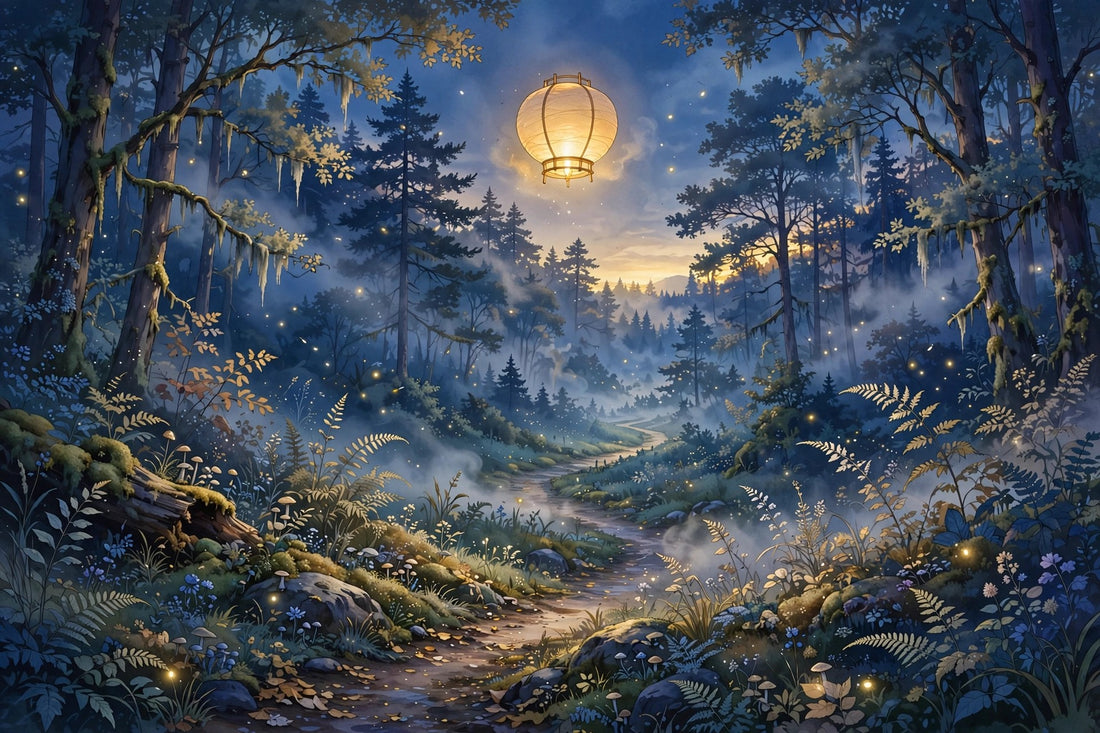 the lantern in fog vibe