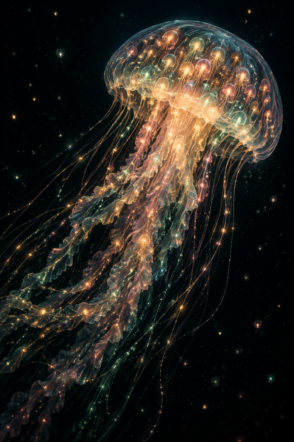 the jellyfish that carried a hundred lanterns