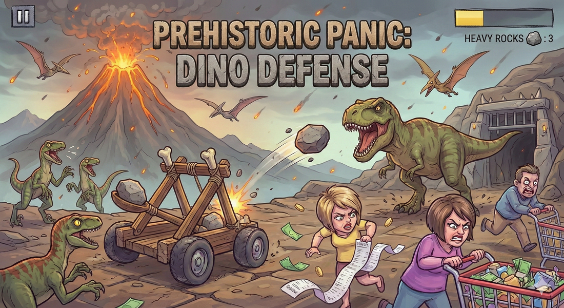 Prehistoric Panic  DINO DEFENSE WIDGET