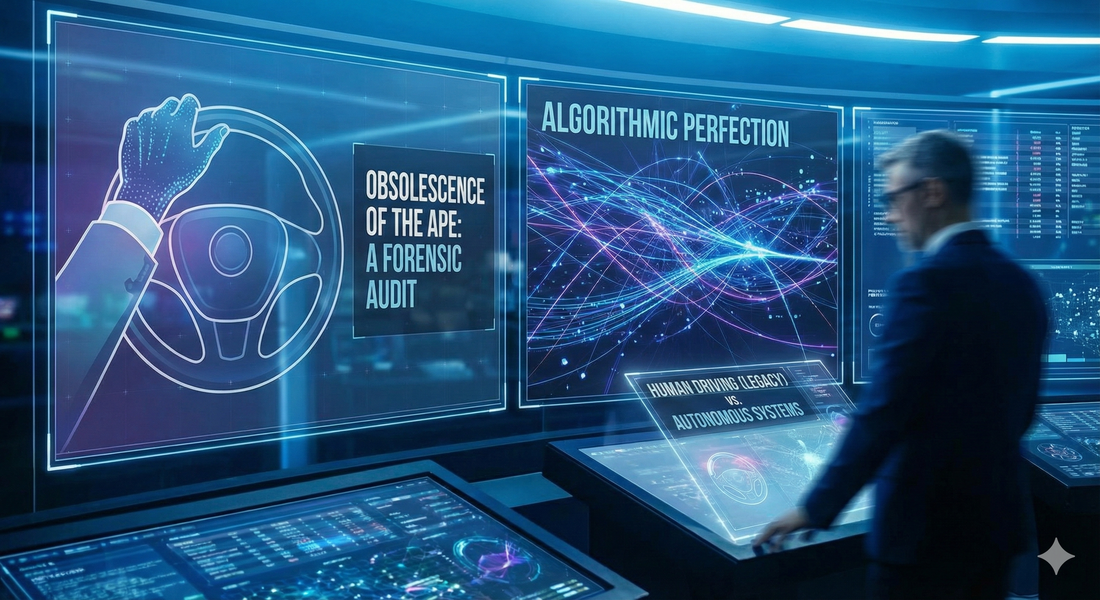 AOP3D The Obsolescence of the Ape: A Forensic Audit of Human Driving vs. Algorithmic Perfection