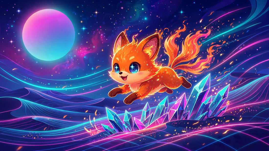 EMBER RUNNER: Sprint the Neon Dunes as Pip the Ember-Fox! 🐾