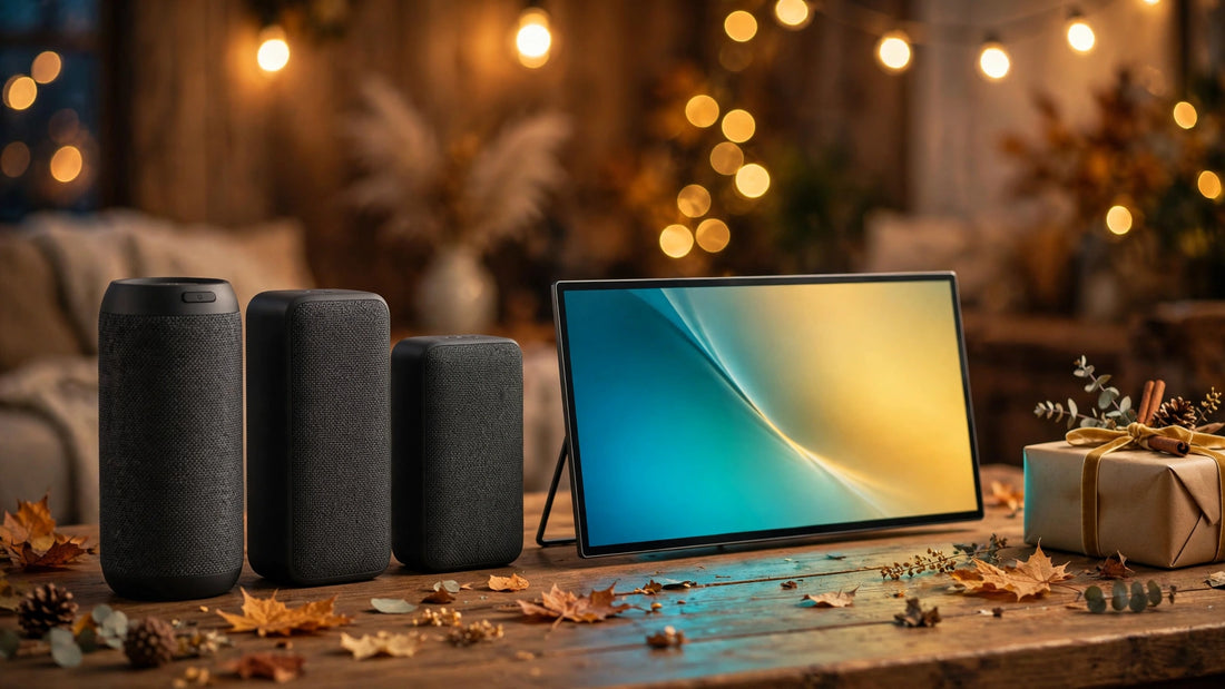 Grab-and-Go Gifts: 4 Portable Audio & Screen Picks That Fill the Season With Sound