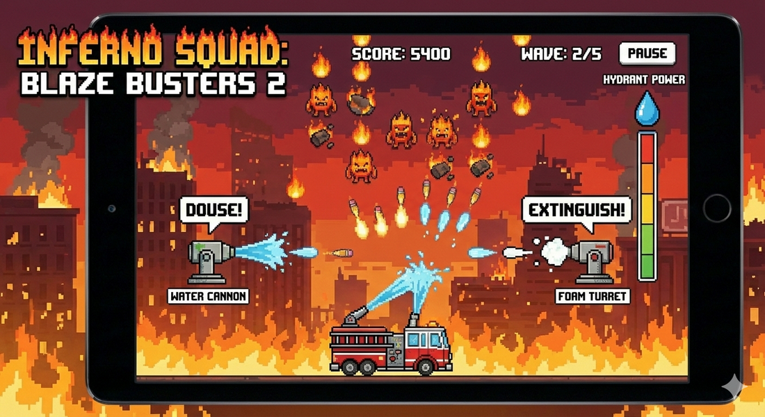 INFERNO SQUAD  BLAZE BUSTERs 2 game
