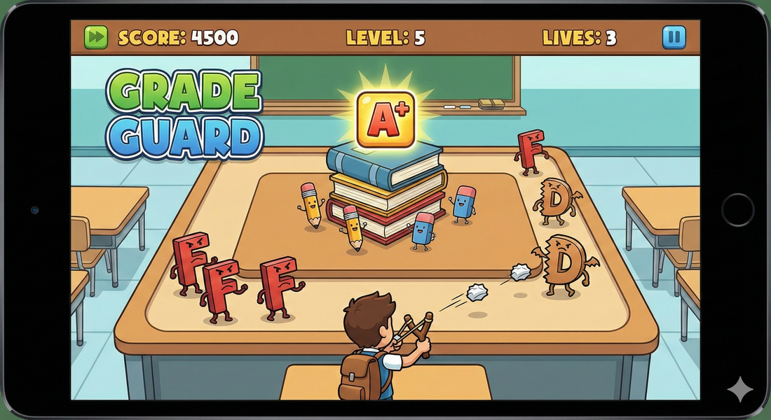 Grade Guard  RADIAL DEFENSE game