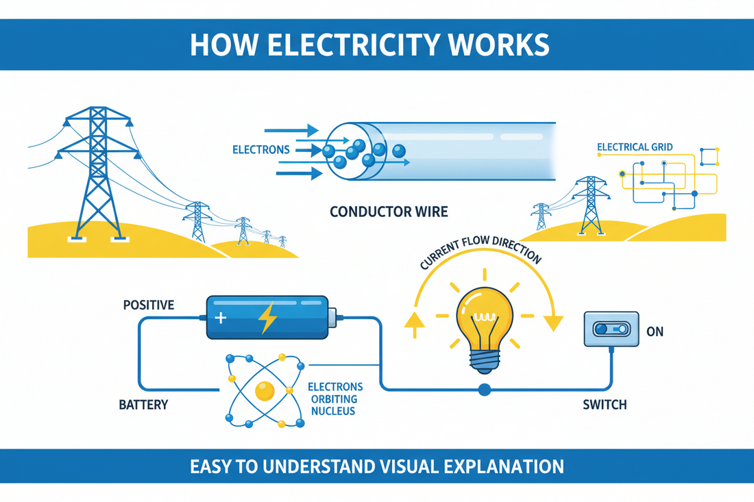 HOW DOES IT WORK ( ELECTRICITY )