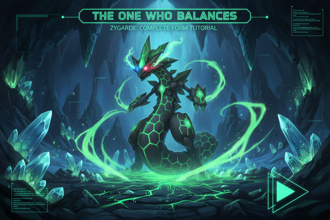 HOW2 catch&nbsp;Zygarde—referred to in the legends as "The One Who Balances IN POKEMON A AND Z
