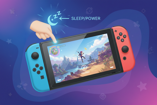 HOW2 GAMING ( HOW 2 PUT YOUR NINTENDO SWITCH TO SLEEP AND KEEP YOUR GAME OPEN )