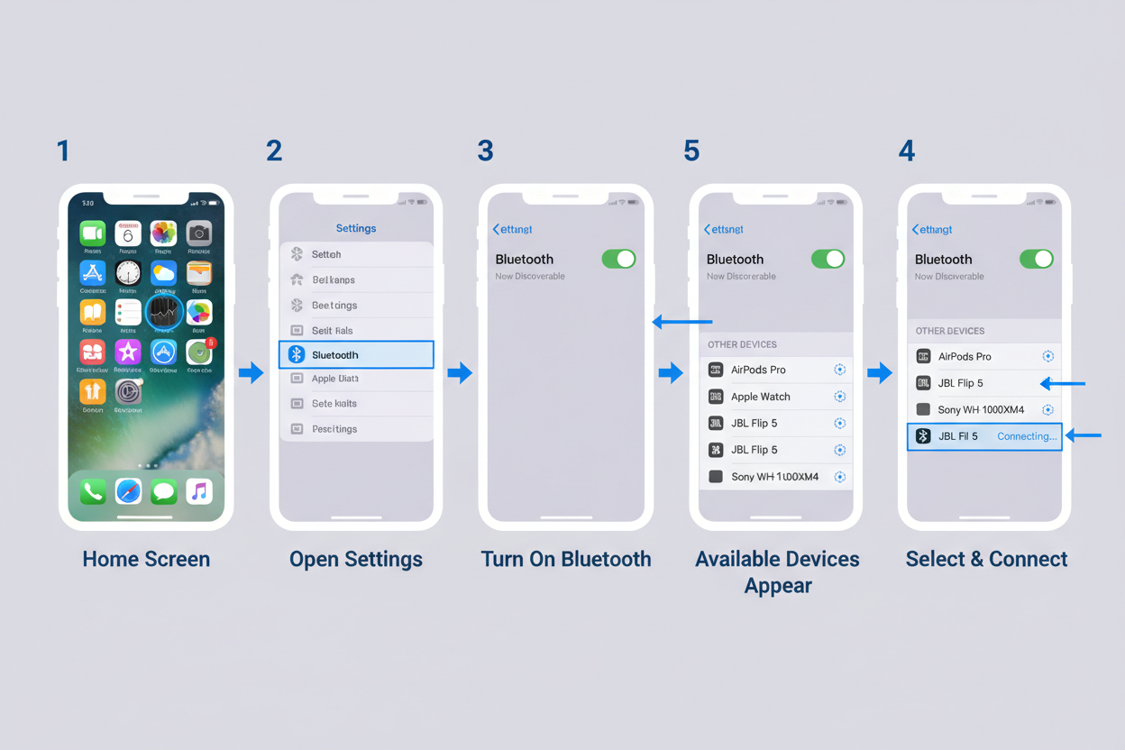 HOW2 IOS HOW2 CONECT A BLUETOOTH DEVICE – AOP3D tech