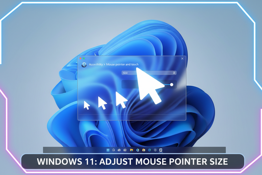 HOW2 WINDOWS 11  How 2 Change Your Mouse Pointer Size in Windows 11