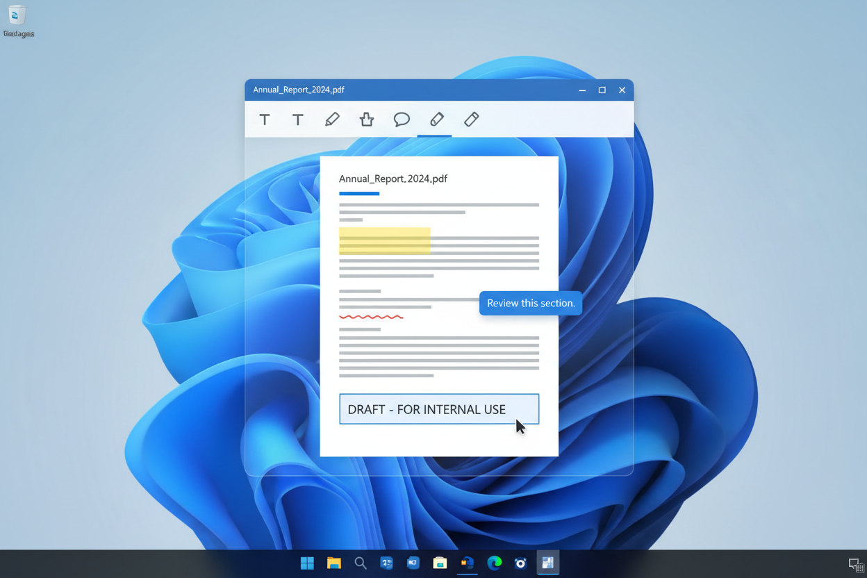 how2 windows 11 how2 edit a PDF document – AOP3D tech