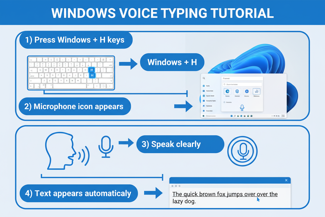How2 how2 windows Voice Typing – AOP3D tech