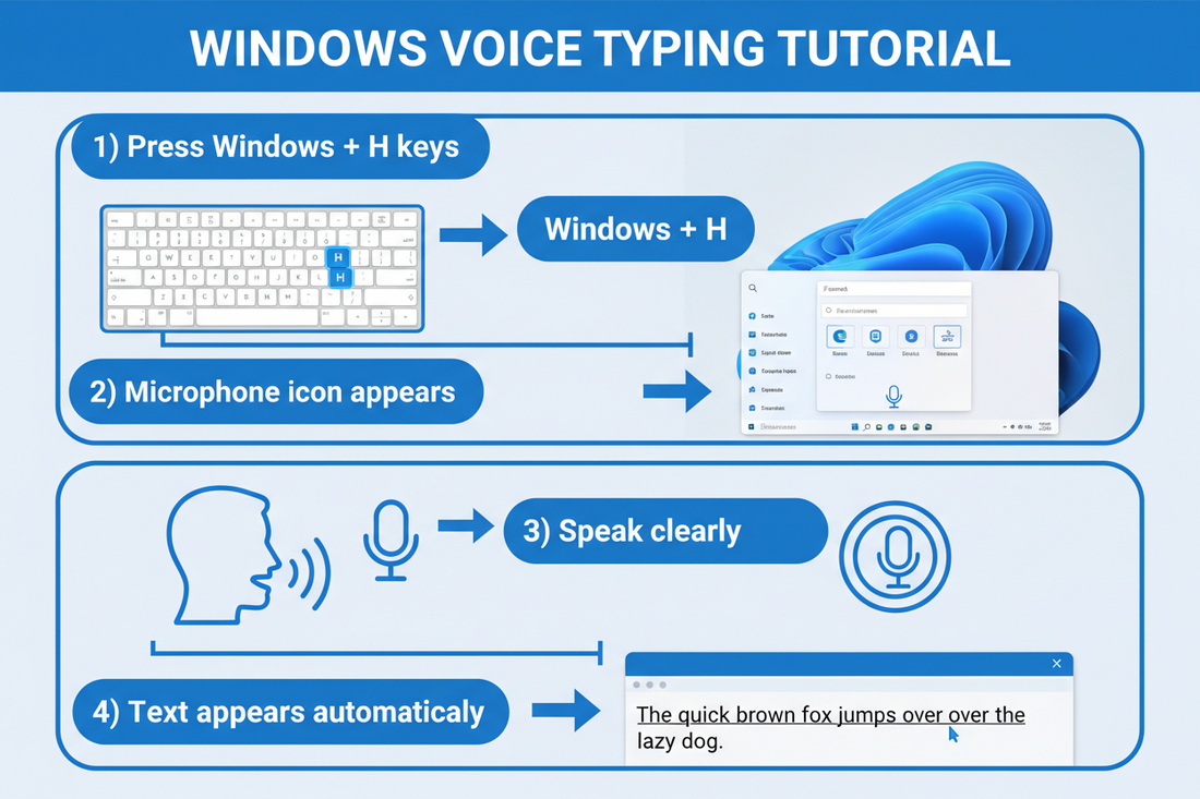 how2 windows Voice Typing
