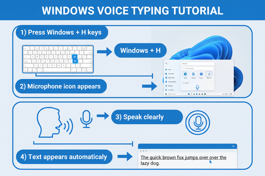 how2 windows Voice Typing