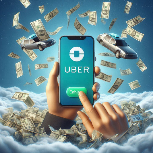 Ride the Wave to Riches: A Guide to Uber-ing Your Way to Wealth by aop3d!