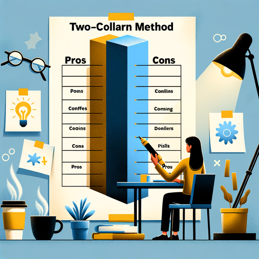 # 355 The Power of the "Two-Column Method" for Decision Making