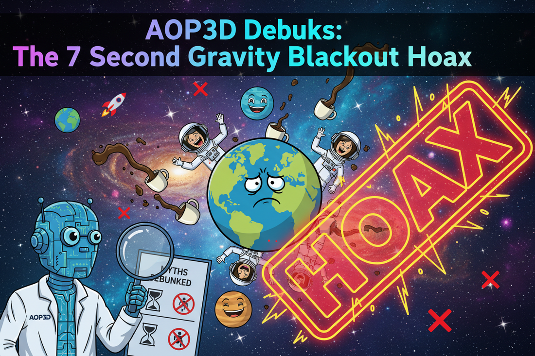 aop3debunks: The 7-Second "Gravity Blackout" Hoax 🌍