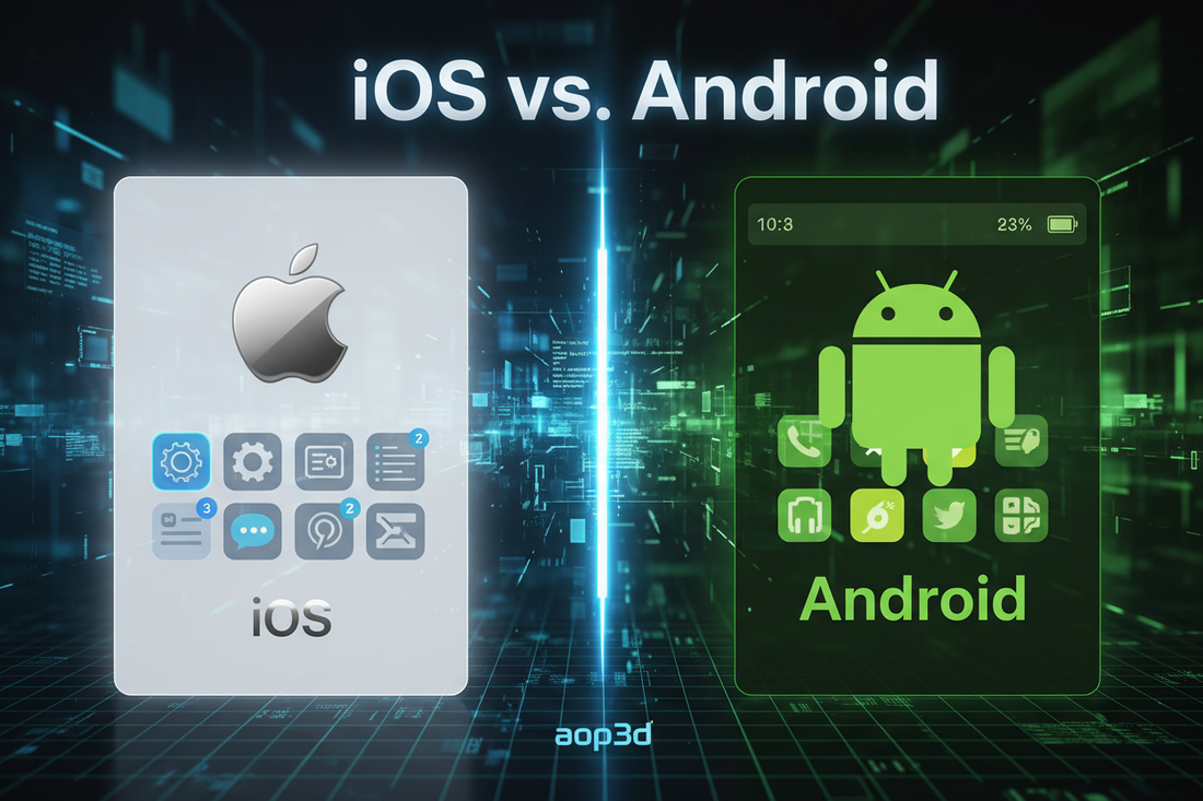 iOS vs. Android: A Head-to-Head Comparison by aop3d !