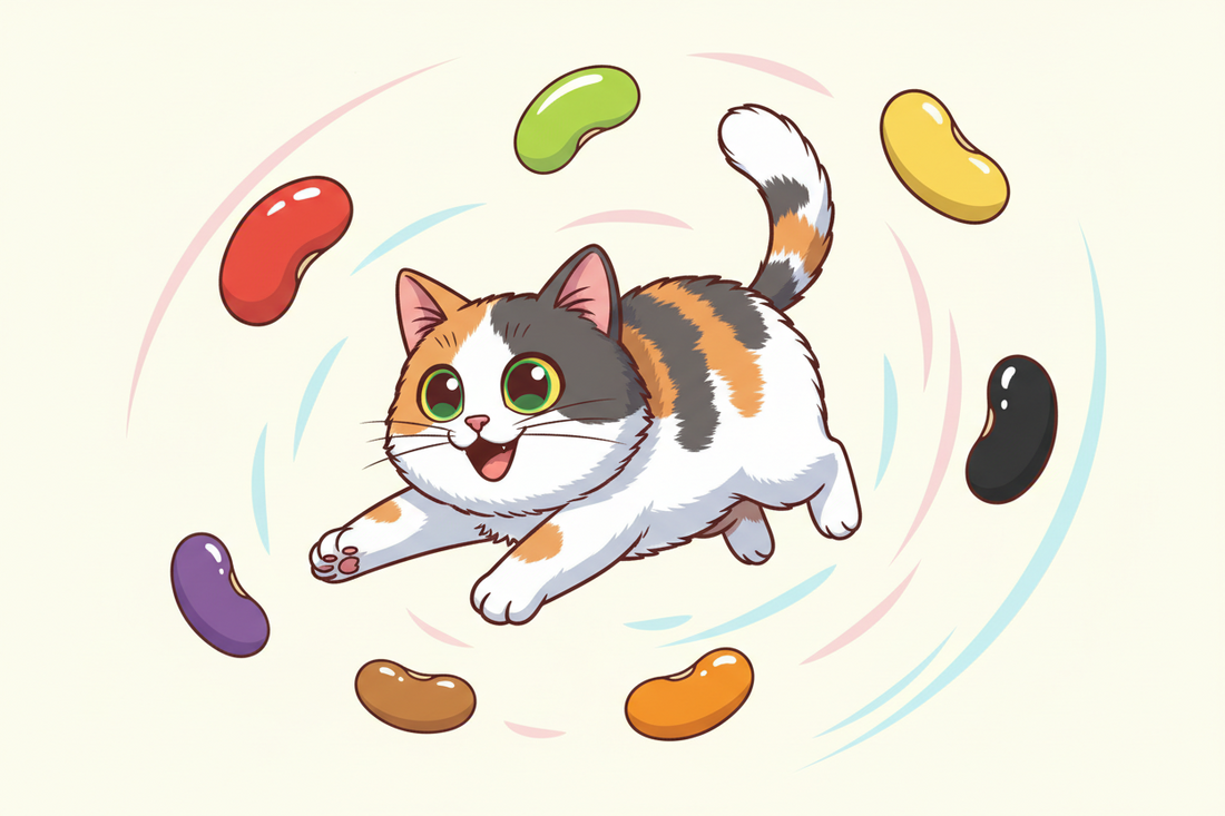 Jumpy Cat: 8 Bean Edition