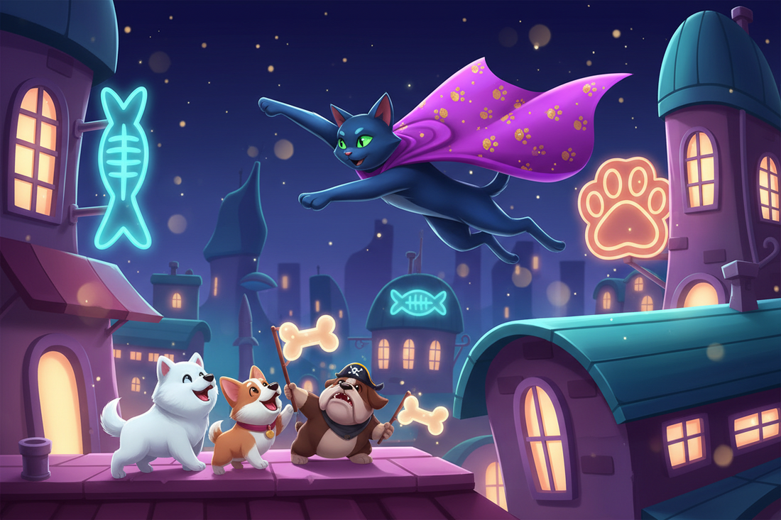 Jumpy Cat: Rooftop Rescue