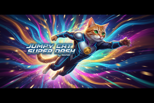 Jumpy Cat Super Dash ( by aop3d )