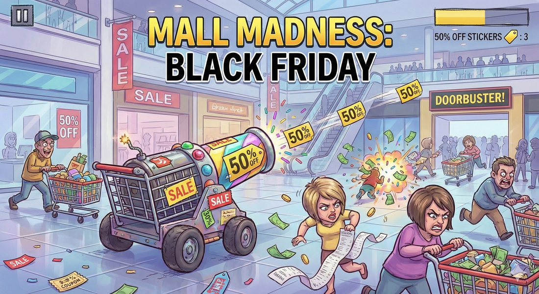 MALL MADNESS black  friday