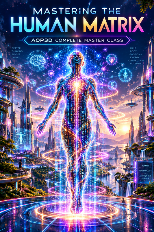 The human matrix the beginning of it all Mastering the Human Matrix by AOP3D: MODUEL 1&nbsp;  The Ultimate Blueprint: Upgrading Your Biology, Bypassing Society, and Winning High-Stakes PvP