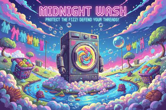 MIDNIGHT WASH  DEFEND THE GLOWING WASHING MACHINE!