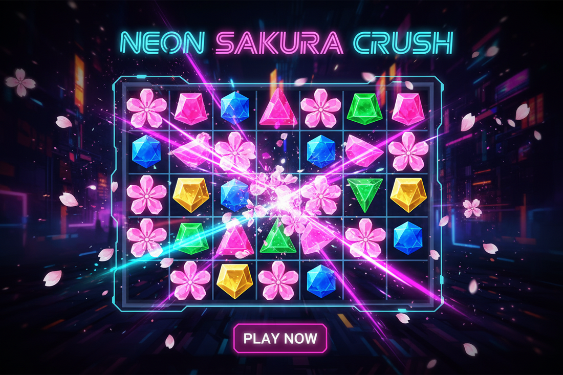Neon Crystals 🌸 crush