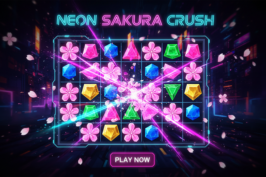 Neon Crystals 🌸 crush