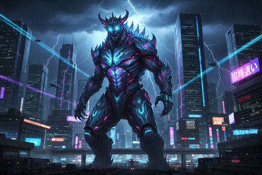 Neon Kaiju: City Defender" 🦖🏙️.
