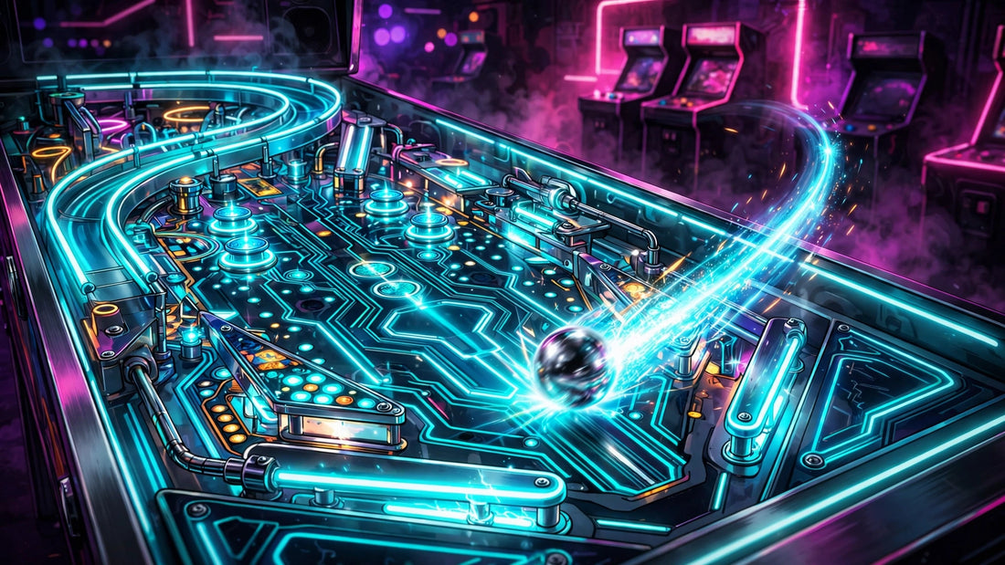 AOP3D NEON PINE BALL 2: The Cyan-Neon Flip Fest