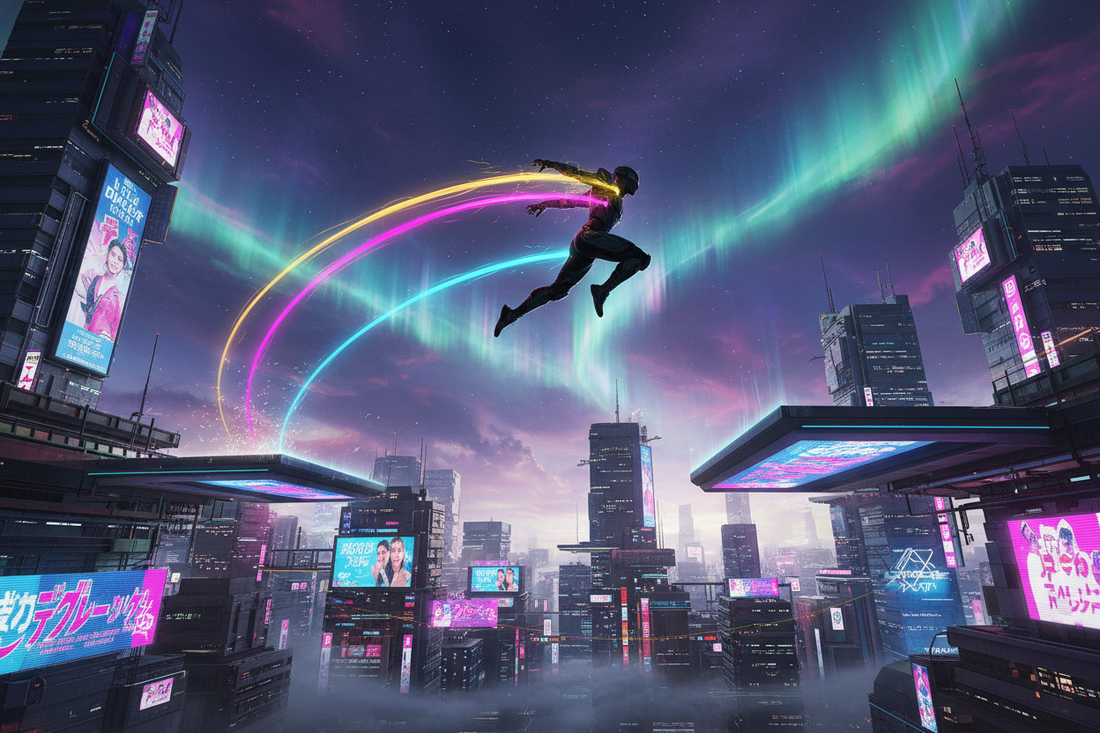 NEON SKYBOUND jumper