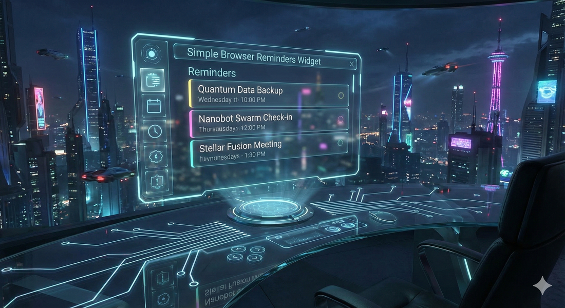 aop3d reminders widget